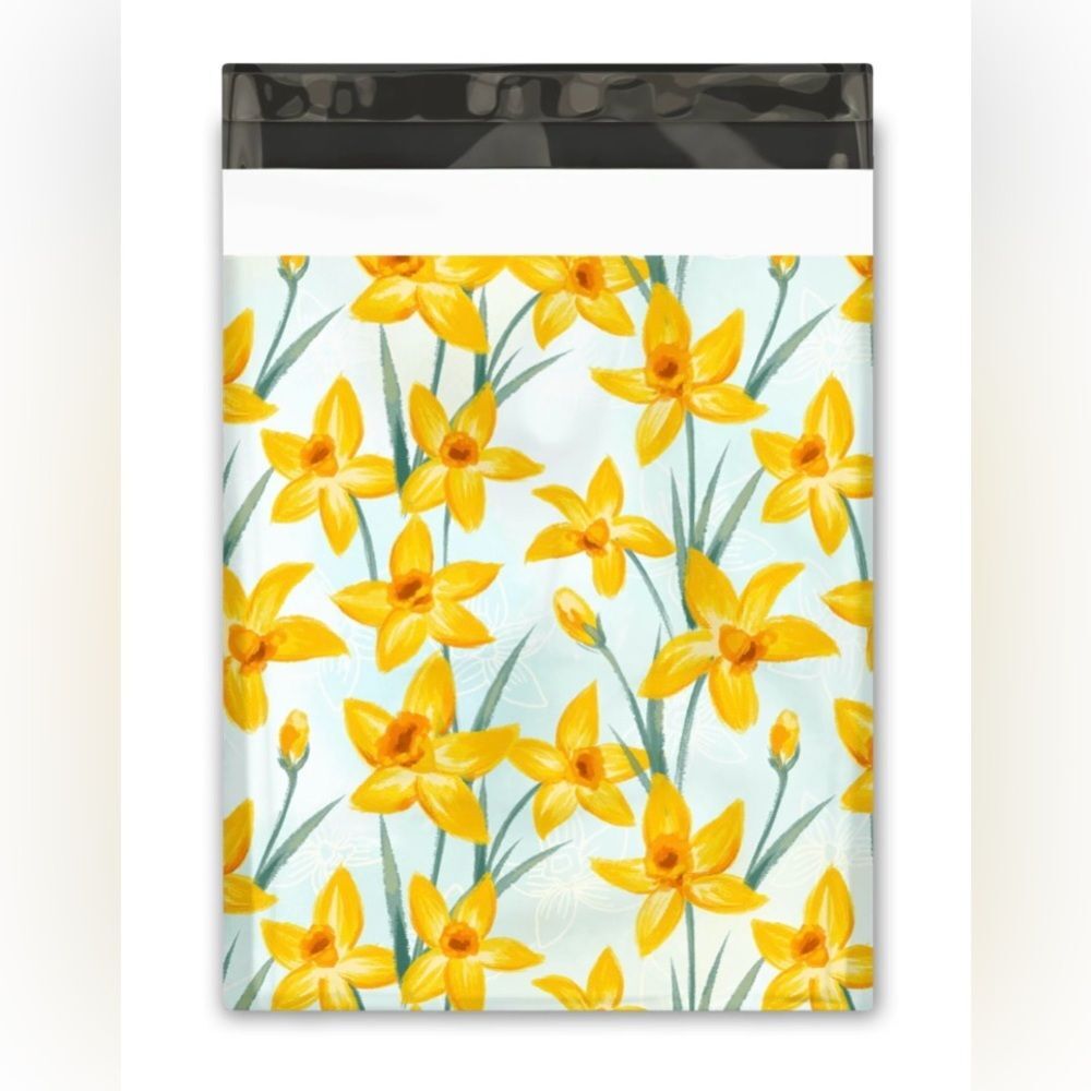 25 CT 10x13 Daffodil Poly Mailers Bags
